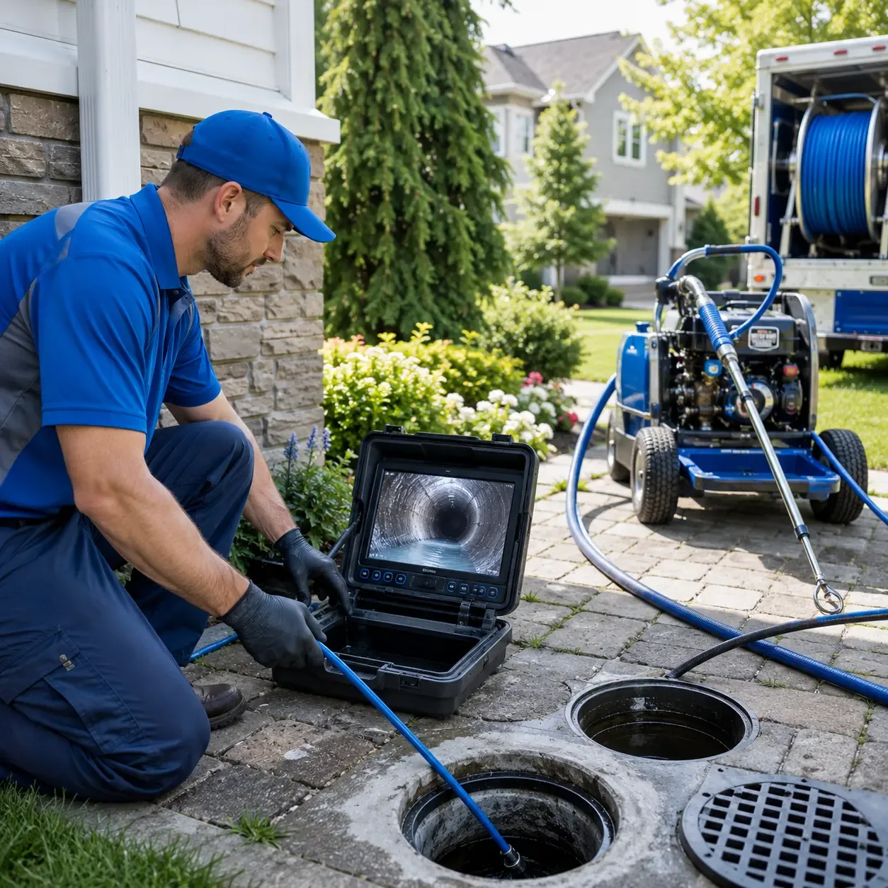 Outdoor drain cleaning professionals serving Villa Grande, CA